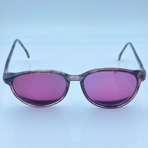 Vintage SR Brown Oval Sunglasses Frames 17
